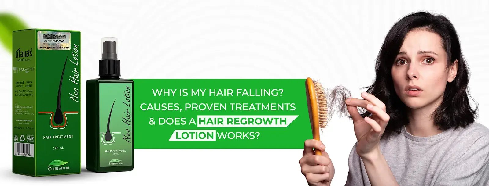 Why Is My Hair Falling? Causes, Proven Treatments & Does A Hair Regrowth Lotion Works?