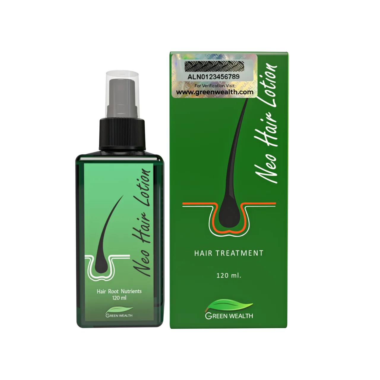 Green Wealth Neo Hair Lotion® | 120ml Made In Thailand