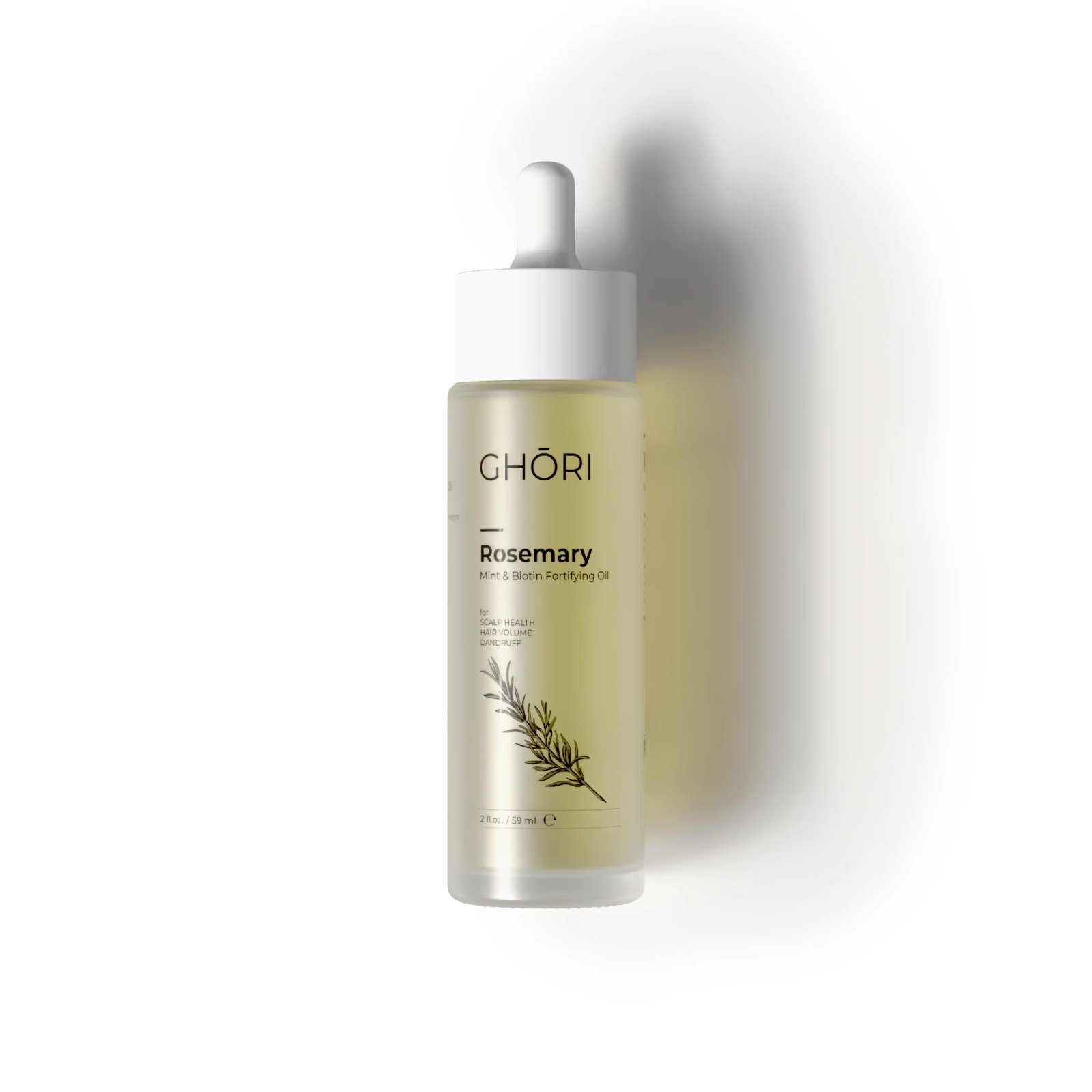 Ghori® Rosemary Mint & Biotin Oil | Anti‑Hairfall, Natural Hair Growth,  Volume & Scalp Health
