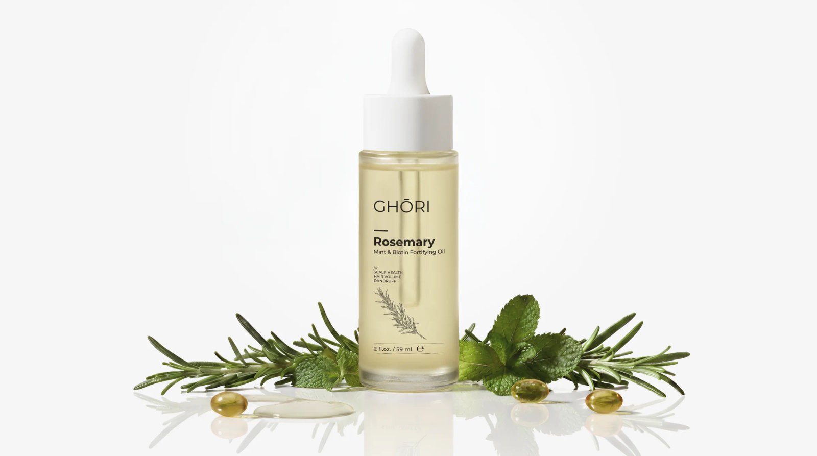 Ghori® Rosemary Mint & Biotin Oil | Anti‑Hairfall, Natural Hair Growth,  Volume & Scalp Health 4